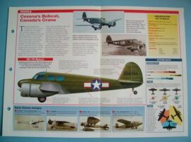 American Aircraft of World War II Card 32 Cessna T-50 BOBCAT