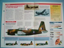 American Aircraft of World War II Card 34 Vultee A-31/A-35 VENGEANCE dive bomber