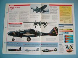 American Aircraft of World War II Card 4 Northrop P61 Black Widow