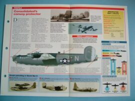 American Aircraft of World War II Card 42 Consolidated B 24 US Navy bomber