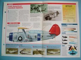 American Aircraft of World War II Card 43 Curtiss SBC Helldiver dive bomber