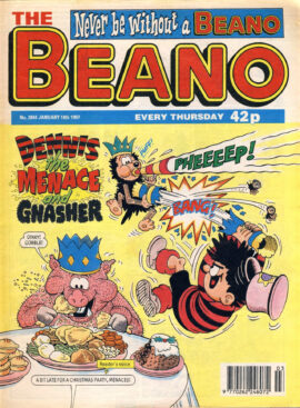 1997 January 18th BEANO vintage comic Good Birthday Present Gift Christmas Anniversary ref145