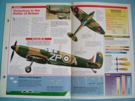 British Aircraft of World War II Card 10 Supermarine Spitfire Mk I V