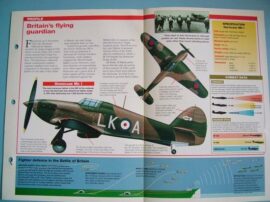 British Aircraft of World War II Card 12 Hawker HURRICANE MK1 Battle of Britain