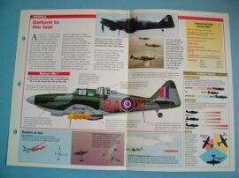 British Aircraft of World War II Card 19 BOULTON-PAUL Defiant