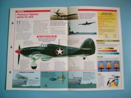 British Aircraft of World War II Card 21 Hawker SEA HURRICANE Catapult launched