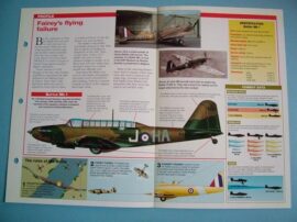British Aircraft of World War II Card 26 Fairey BATTLE Battle of France veteran