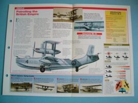 British Aircraft of World War II Card 31 Short SINGAPORE maritime patrol
