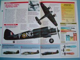 British Aircraft of World War II Card 32 Bristol BEAUFIGHTER (FIGHTER)