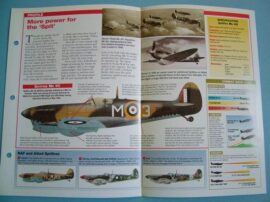 British Aircraft of World War II Card 49 Supermarine SPITFIRE Mks V-IX Cannon