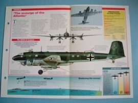 German Aircraft of World War II Card 10 Focke Wulf FW 200 CONDOR bomber