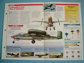 German Aircraft of World War II Card 16 Heinkel HE 162 SALAMANDER
