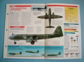 German Aircraft of World War II Card 20 ARADO AR 234 1st jet bomber