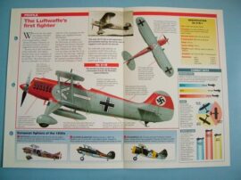 German Aircraft of World War II Card 23 Heinkel HE 51 Luftwaffes 1st fighter