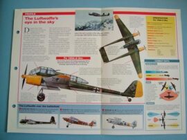 German Aircraft of World War II Card 28 Focke Wulf FW189 UHU