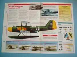 German Aircraft of World War II Card 42 Heinkel Air sea rescue Battle of Britain