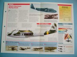 German Aircraft of World War II Card 45 Blohm und Voss BV 222 Viking