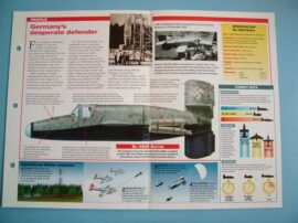 German Aircraft of World War II Card 47 Bachem BA 349 NATTER rocket powered