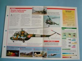 Helicopters Aircraft of the World Card 60 PZL SWIDNIK MIL Mi 2 Hoplite