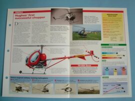 Helicopters Aircraft of the World Card 80 HughesSchweizer 300TH 55 OSAGE