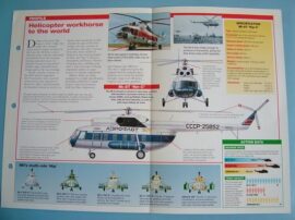 Helicopters and Vertiplanes Aircraft of the World Card 19 MIL Mi 8 Hip