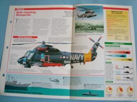 Helicopters and Vertiplanes Aircraft of the World Card 20 Kaman SH 2 Seasprite