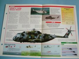 Helicopters and Vertiplanes Aircraft of the World Card 45 SIKORSKY S 61RCH 3 USAF