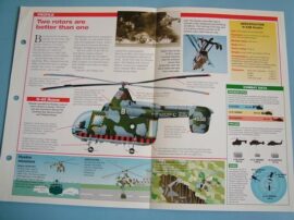 Helicopters and Vertiplanes Aircraft of the World Card 46 Kaman H 43 HUSKIE