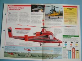 Helicopters and Vertiplanes Aircraft of the World Card 54 Kaman K Max