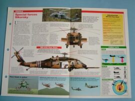 Helicopters and Vertiplanes Aircraft of the World Card 56 Sikorsky MH 60 PAVE HAWK
