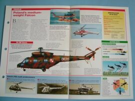 Helicopters and Vertiplanes Aircraft of the World Card 59 PZL SWIDNIK w 3 Sokol