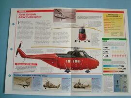 Helicopters andVertiplanes Aircraft of the World Card 84 WESTLAND Whirlwind