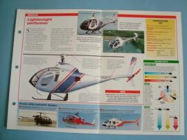 Helicopters andVertiplanes Aircraft of the World Card 93 Schweizer 330