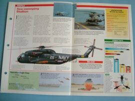 Helicopters andVertiplanes Aircraft of the World Card 97 Sikorsky S 65RH 53D