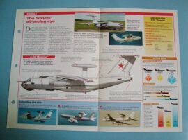 Modern Combat Aircraft of the World Card 105 IlyushinBeriev IL 78 Midas  A 50