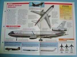 Modern Combat Aircraft of the World Card 106 McDonnell Douglas KC 10 Extender