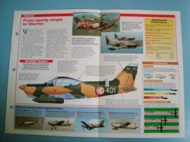 Modern Combat Aircraft of the World Card 109 SIAI Marchetti SF260
