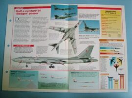 Modern Combat Aircraft of the World Card 111 Tupolev Tu 16 Badger Tanker Anti sh