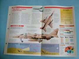 Modern Combat Aircraft of the World Card 34 Sepecat Jaguar GRMk 1GRMk 1B