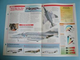 Modern Combat Aircraft of the World Card 40 McDonnell Douglas F 4 Phantom II