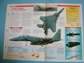 Modern Combat Aircraft of the World Card 48 McDonnell Douglas F 15E Eagle