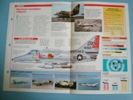 Modern Combat Aircraft of the World Card 56 McDonnell Douglas A 4 Skyhawk II