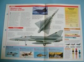 Modern Combat Aircraft of the World Card 57 Atlas Cheetah Mirage III upgrade