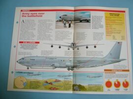 Modern Combat Aircraft of the World Card 59 BoeingGrumman E 8 J Stars