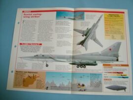 Modern Combat Aircraft of the World Card 60 Tupolev Tu 22M Backfire bomber