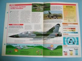 Modern Combat Aircraft of the World Card 62 Dassault Mirage 2000DN Nuclear