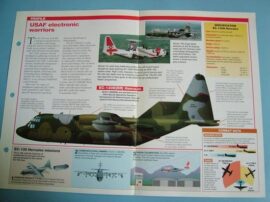 Modern Combat Aircraft of the World Card 65 Lockheed EC 130 electronic warfare