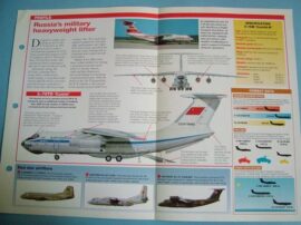Modern Combat Aircraft of the World Card 66 Ilyushin IL 76 Candid