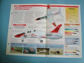 Modern Combat Aircraft of the World Card 72 McDonnell Douglas T 45 Goshawk