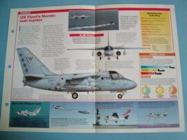 Modern Combat Aircraft of the World Card 73 Lockheed SES 3 Viking twin jet